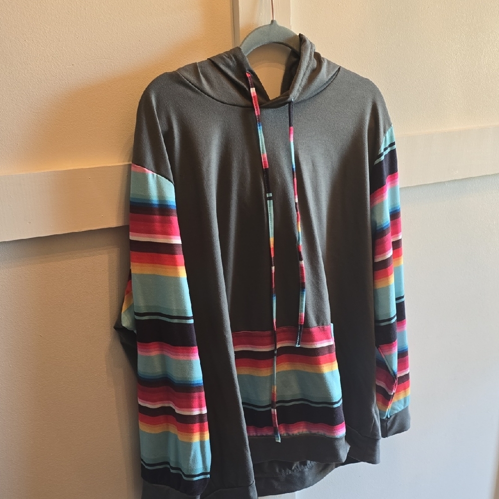 Striped Multicolor Hoodie